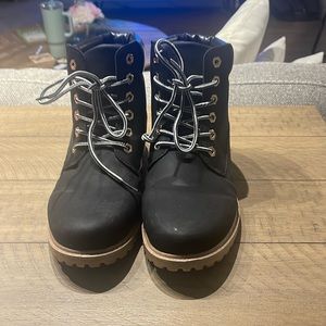 Women Hiking Boots- Navy Blue